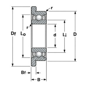 Flanged Miniature Ball Bearings_Product Images Flanged Miniature Ball Bearings
