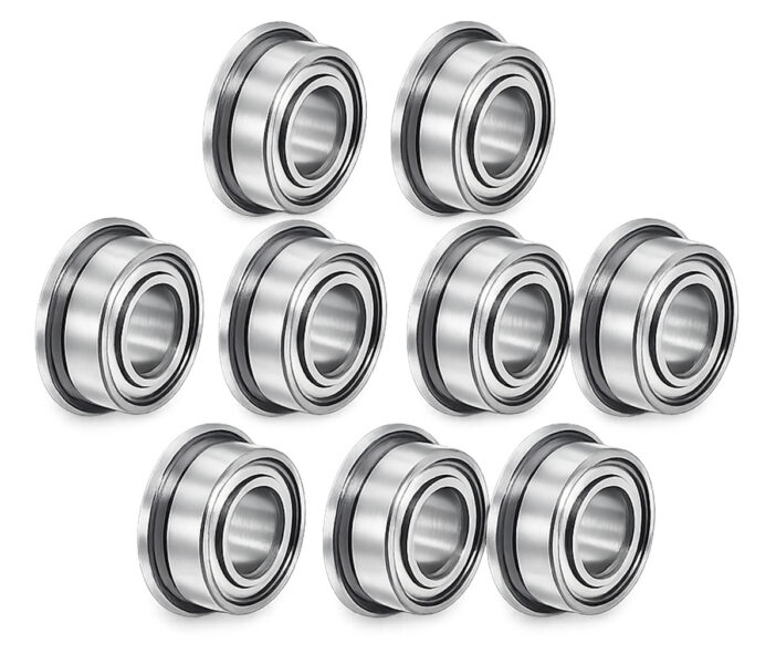 MF105-ZZ Miniature Flange Ball Bearing 5x10x4 Shielded